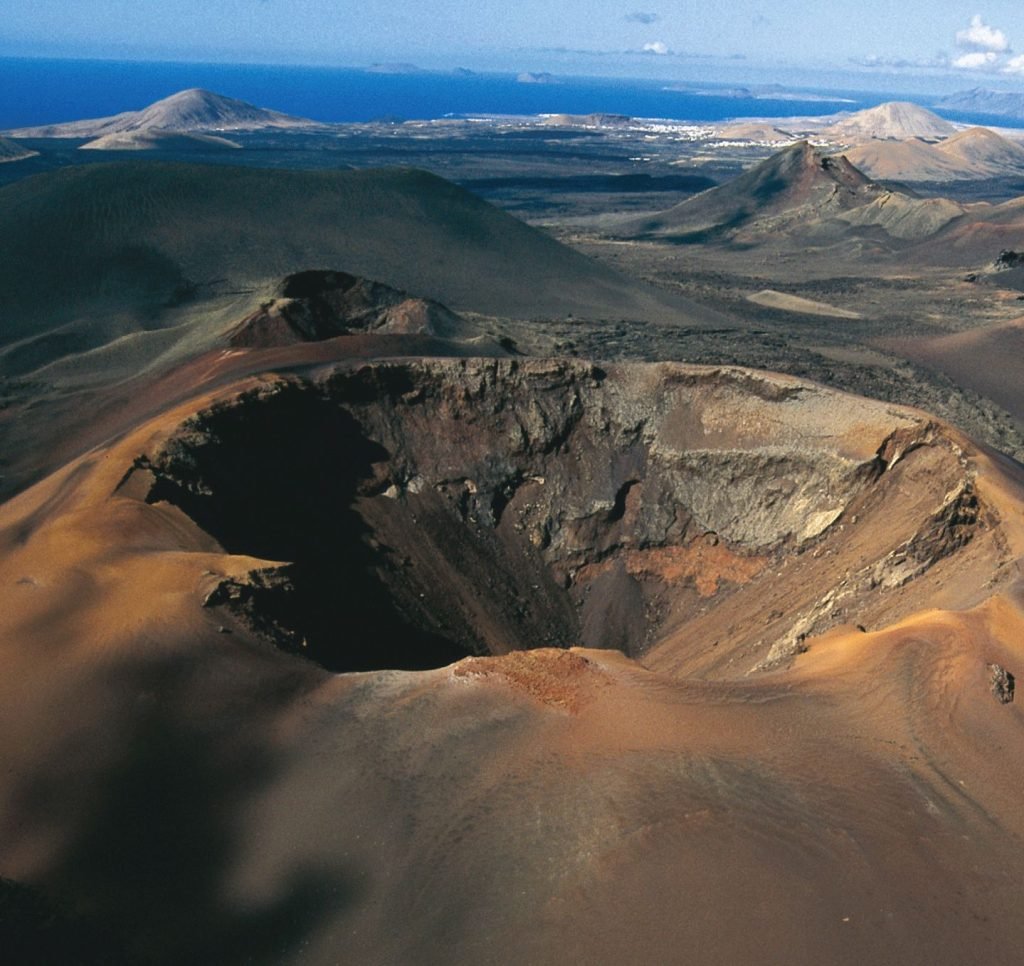 volcan de Timanfaya en Lanzarote